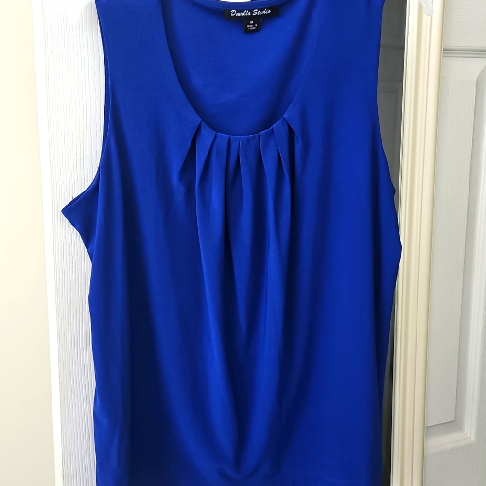 NWT Blue Sleeveless Top